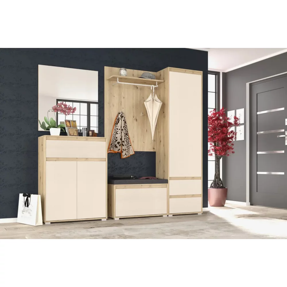 Тумба для обуви Мебель-Сервіс Торино 1Д Артисан/Шампань (26911000) - фото 3