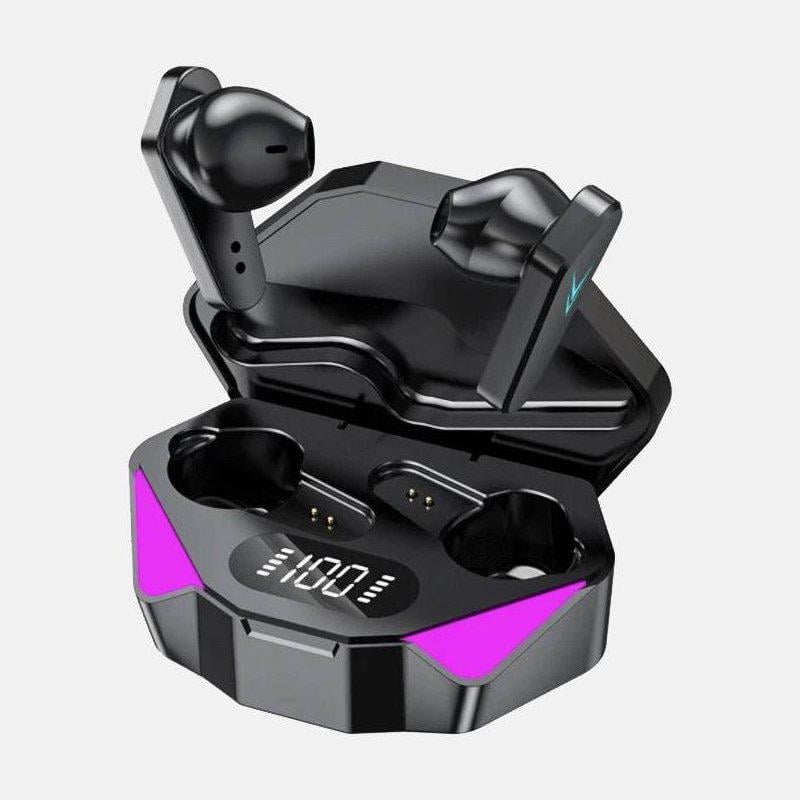 Наушники игровые беспроводные X15 TWS Bluetooth с микрофоном и LED подсветкой