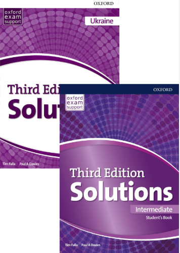 Учебник и рабочая тетрадь Solutions Intermediate 3rd edition Student's Book/Workbook - фото 1