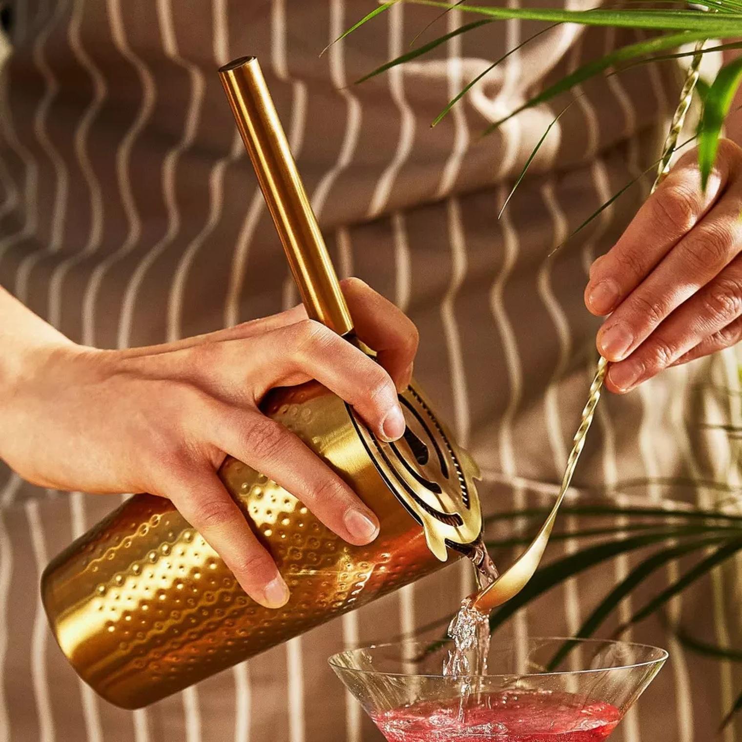 Шейкер барный DUKA BAR 600 мл Золотой (1217465) - фото 3