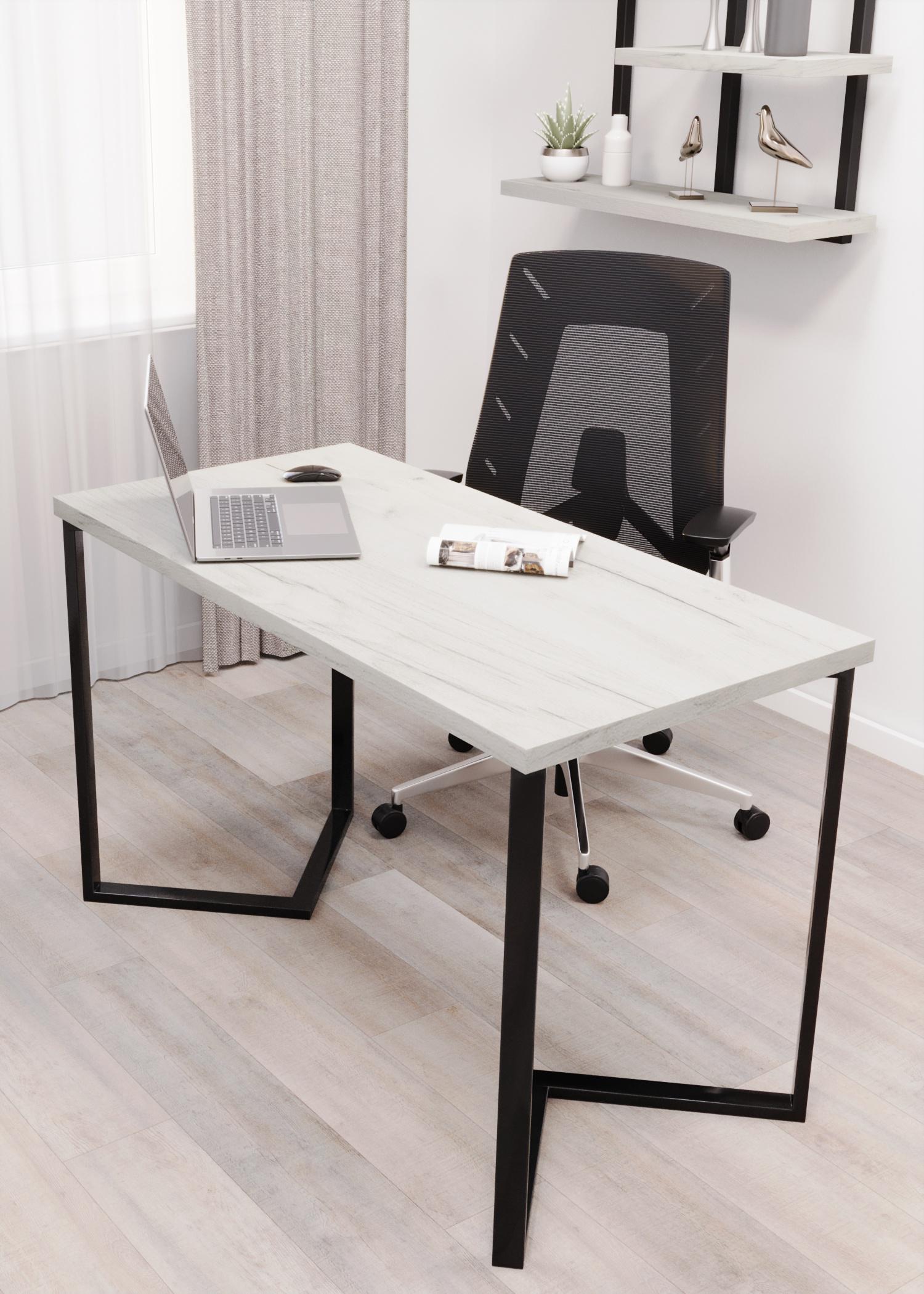 Стол письменный Loft Серия 9 1400х700х32 мм Дуб Крафт/Белый (21696405)