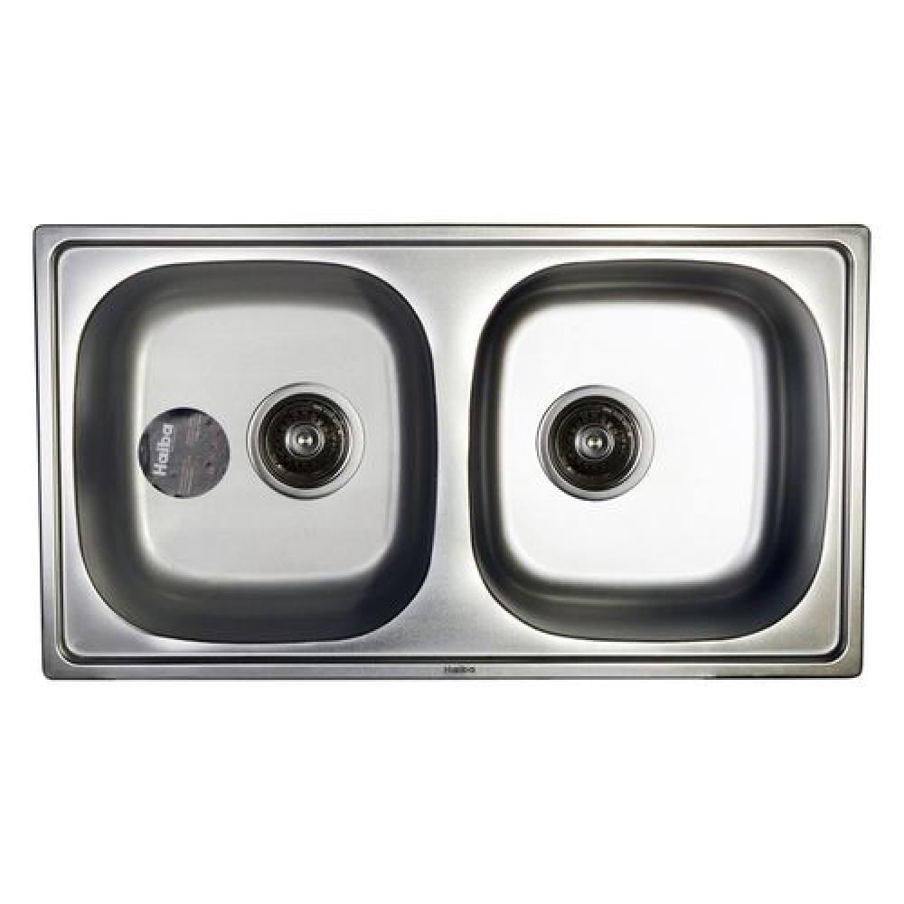 Мойка для кухни Haiba 78x43 Double satin (4908) Мойка для кухни Haiba 78x43 Double satin (4908)