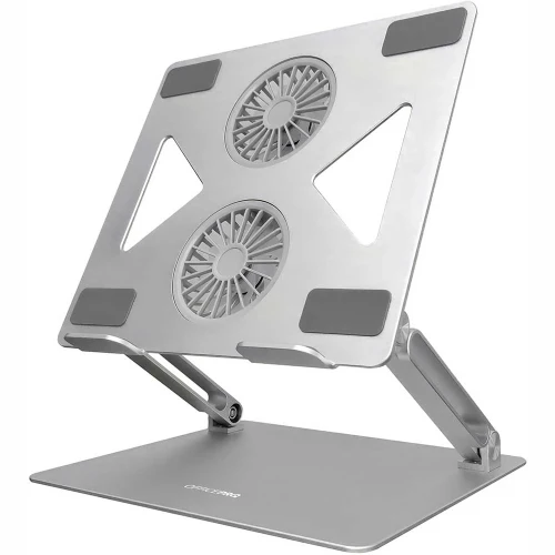 Подставка для ноутбука до 15,6" OfficePro LS121G Gray USB регулировка угла наклона и высоты (MCT-LS121G)