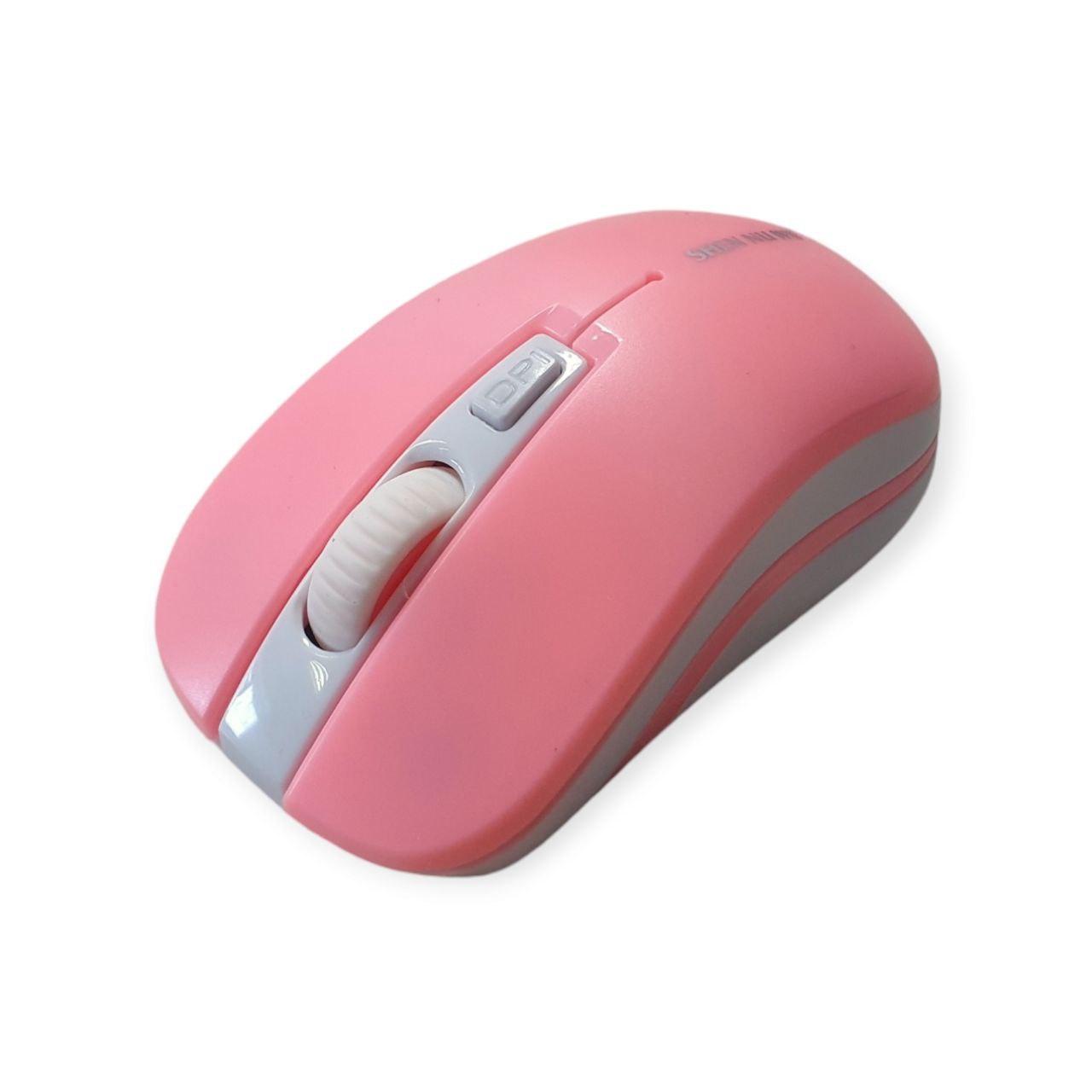 Компьютерная мышь беспроводная SHEN NU S2 1200 DPI 2,4 GHZ Pink (2373378443)