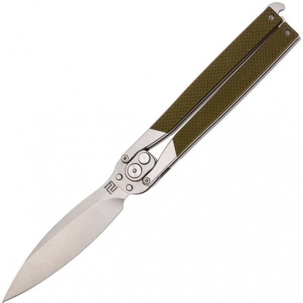 Балисонг (нож-бабочка) Artisancutlery Kinetic Balisong D2 G10 Green (2798.02.09)