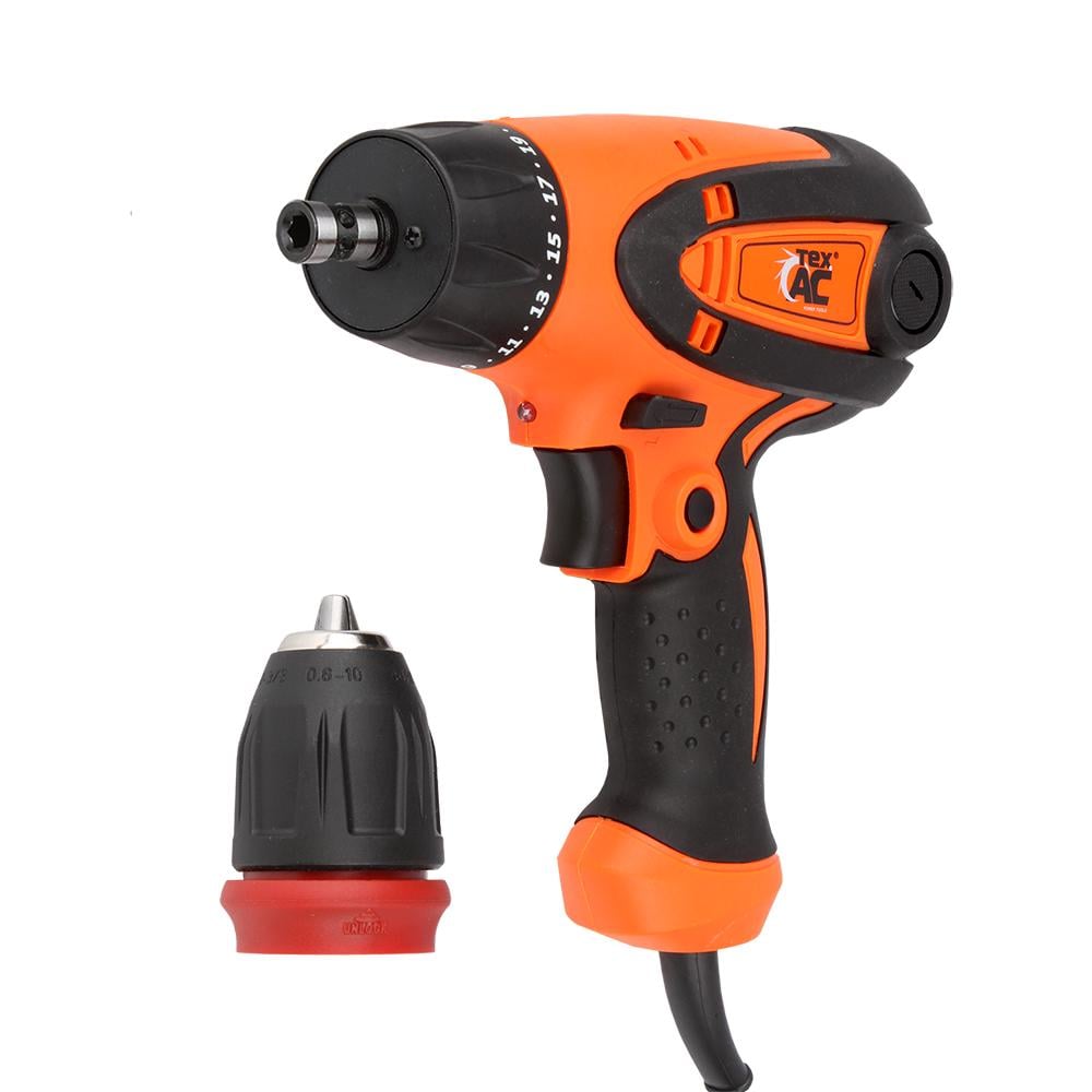 Шуруповерт сетевой ТехАС ТА-01-108DFR