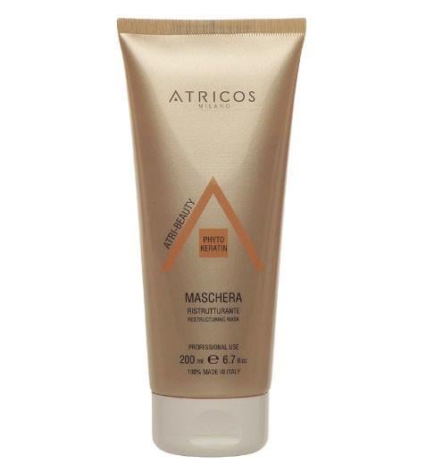 Маска для обновления волос ATRICOS Maschera Ristrutturante keratina с кератином 200 мл (2584550282) - фото 1