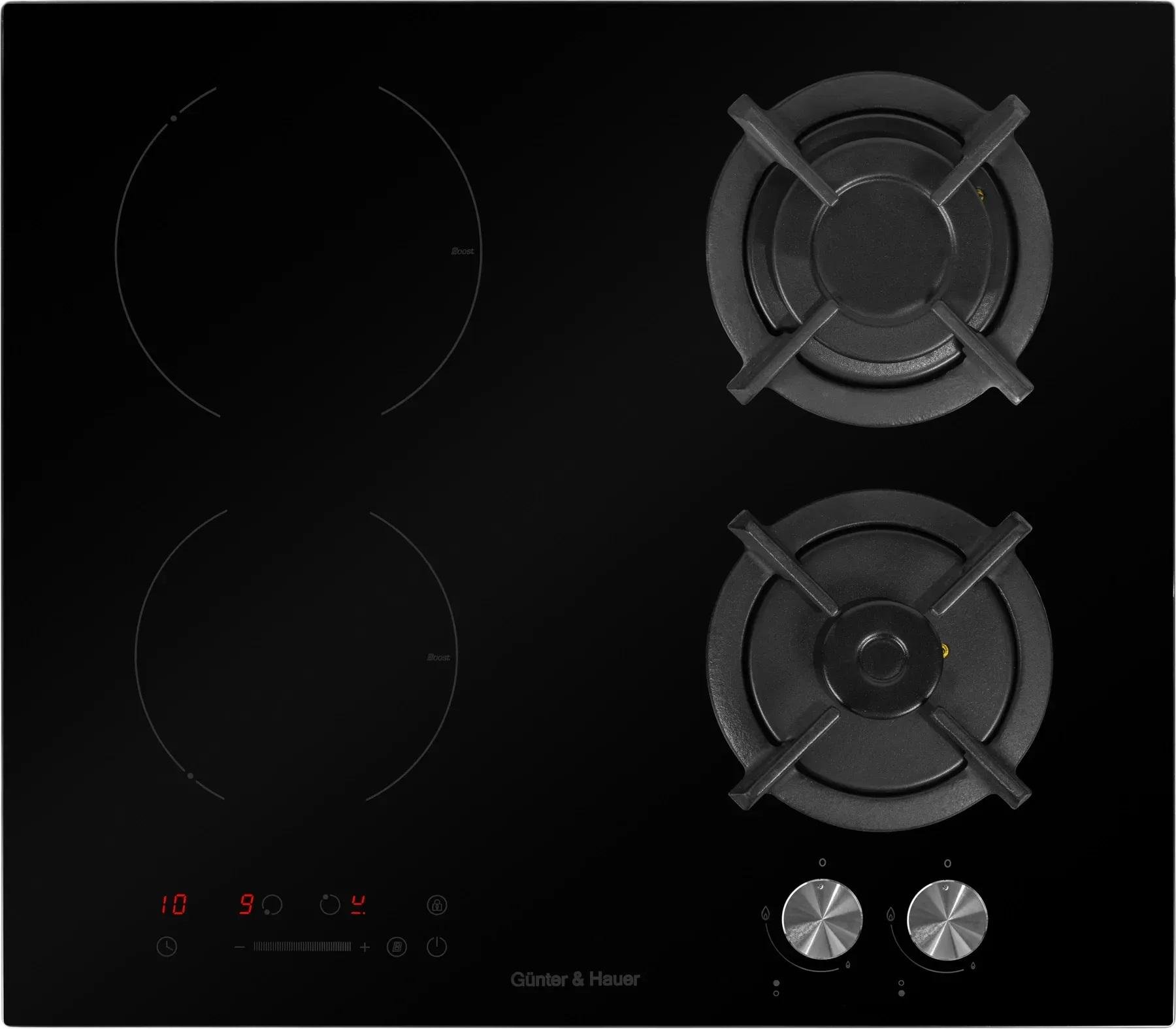 Варочная поверхность комбинированная Gunter&Hauer GHI 622 газ и индукция (28603485) - фото 5 Варочная поверхность комбинированная Gunter&Hauer GHI 622 газ и индукция (28603485) - фото 5