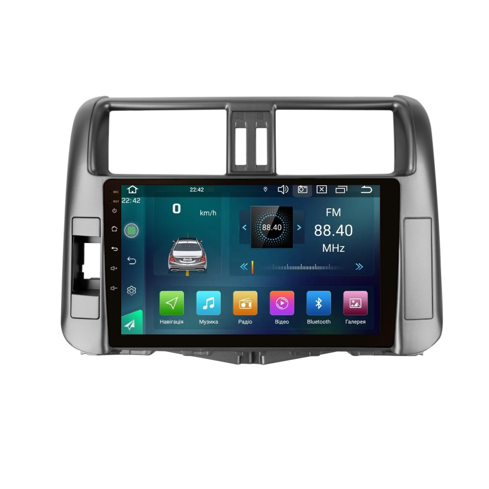Магнитола штатная CYCLONE C9-003 DSP Carplay 3/32GB для Toyota Land Cruiser Prado 150 2009-2013 г. (AR-81651)