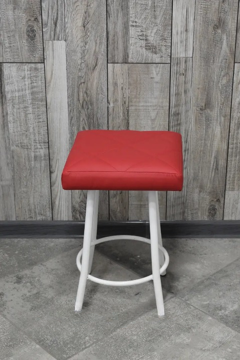 Табурет кухонний Tutty+ 30х45 см Ромб Червоний/Білий (28374414)