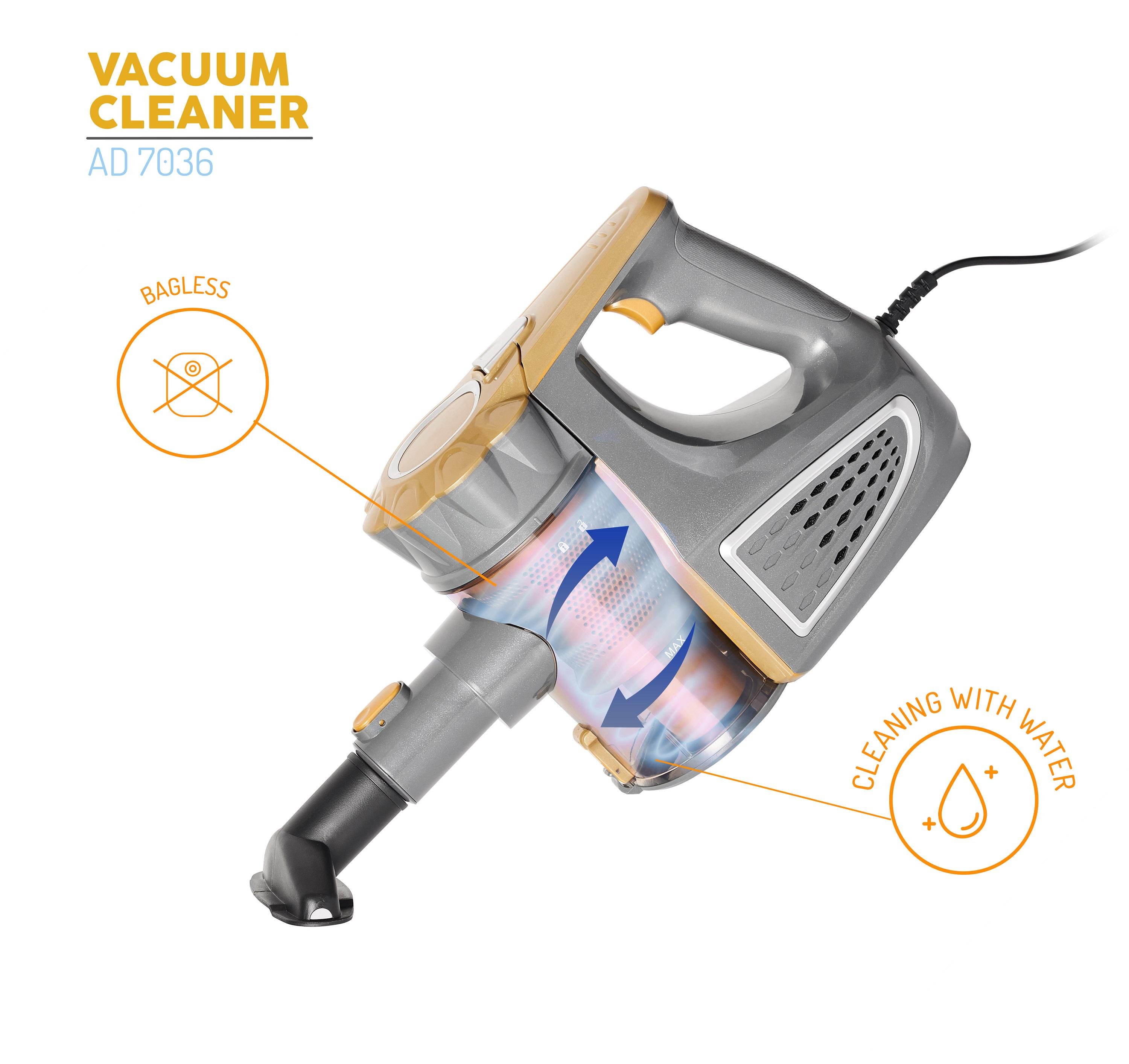 Пилосос Adler AD 7036 ручний безмішковий - фото 11 Пилосос Adler AD 7036 ручний безмішковий - фото 11