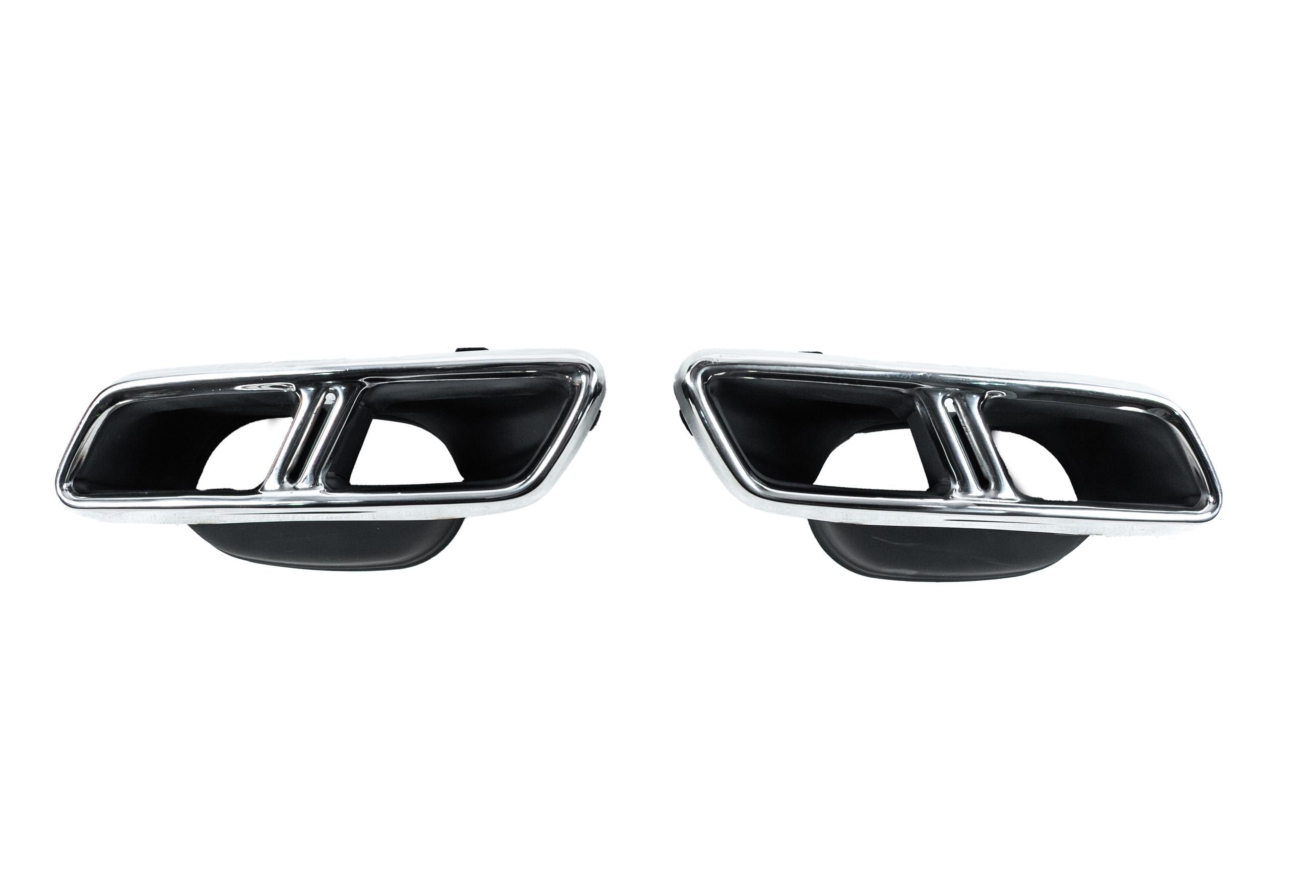 Насадки на выхлоп GBT AMG S65 для Mercedes S-сlass W222 2013-2022 нержавеющая сталь Хром Насадки на выхлоп GBT AMG S65 для Mercedes S-сlass W222 2013-2022 нержавеющая сталь Хром