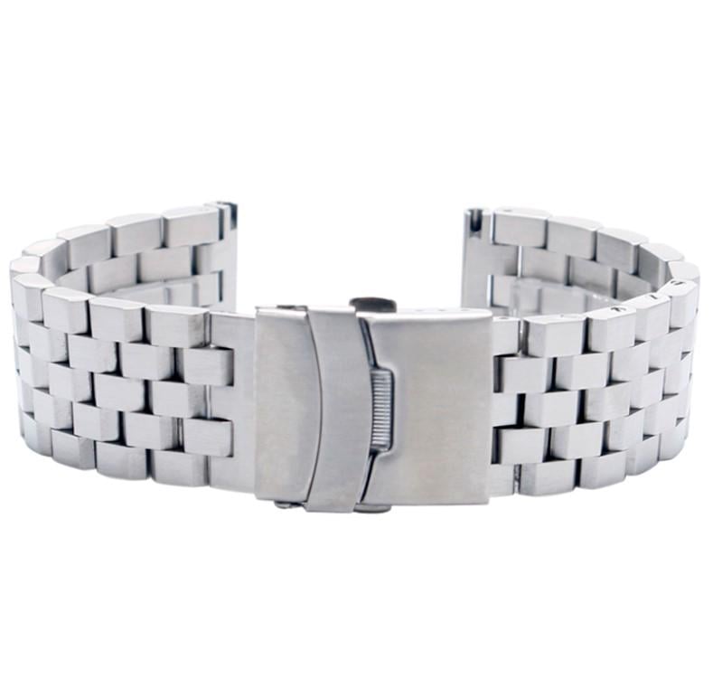 Ремешок стальной BeWatch для часов универсальный Серебристый (1024405) - фото 2