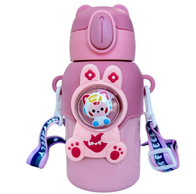 Термос-поилка детская с трубочкой 500 мл (LU001258)