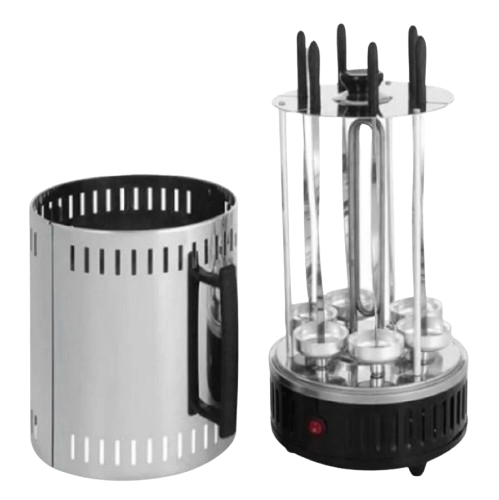 Електрошашличниця Crownberg CB-7416 1000W 6 шампурів (23477622) Електрошашличниця Crownberg CB-7416 1000W 6 шампурів (23477622)