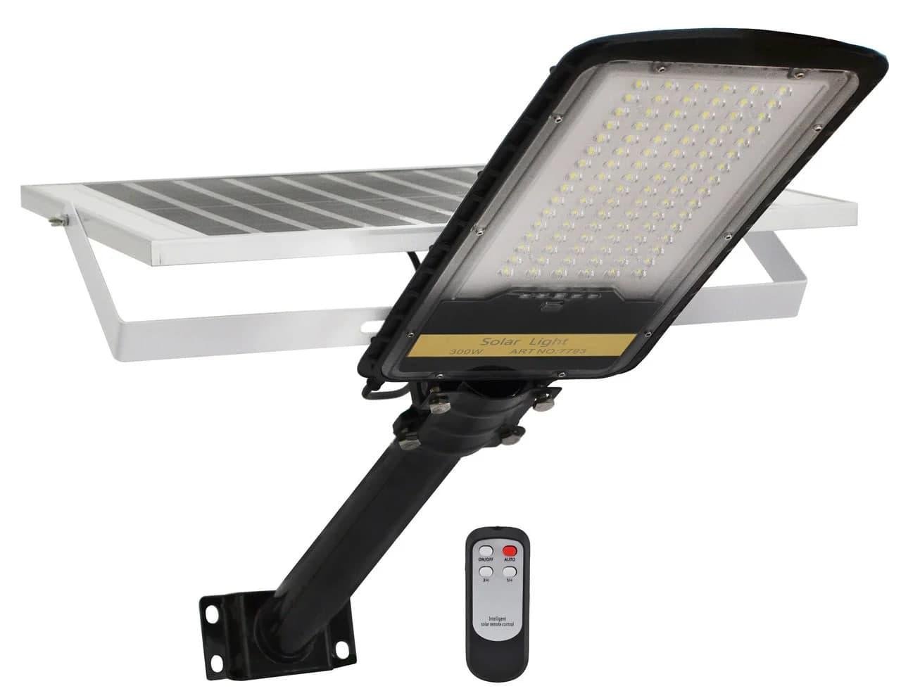 Уличный светильник с солнечной батареей UKC 7793 300W + пульт