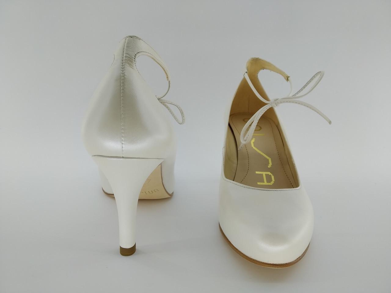 Туфлі жіночі шкіряні Unisa nao bone 093 р. 37,5 24,5 см Білий - фото 6 Туфлі жіночі шкіряні Unisa nao bone 093 р. 37,5 24,5 см Білий - фото 6