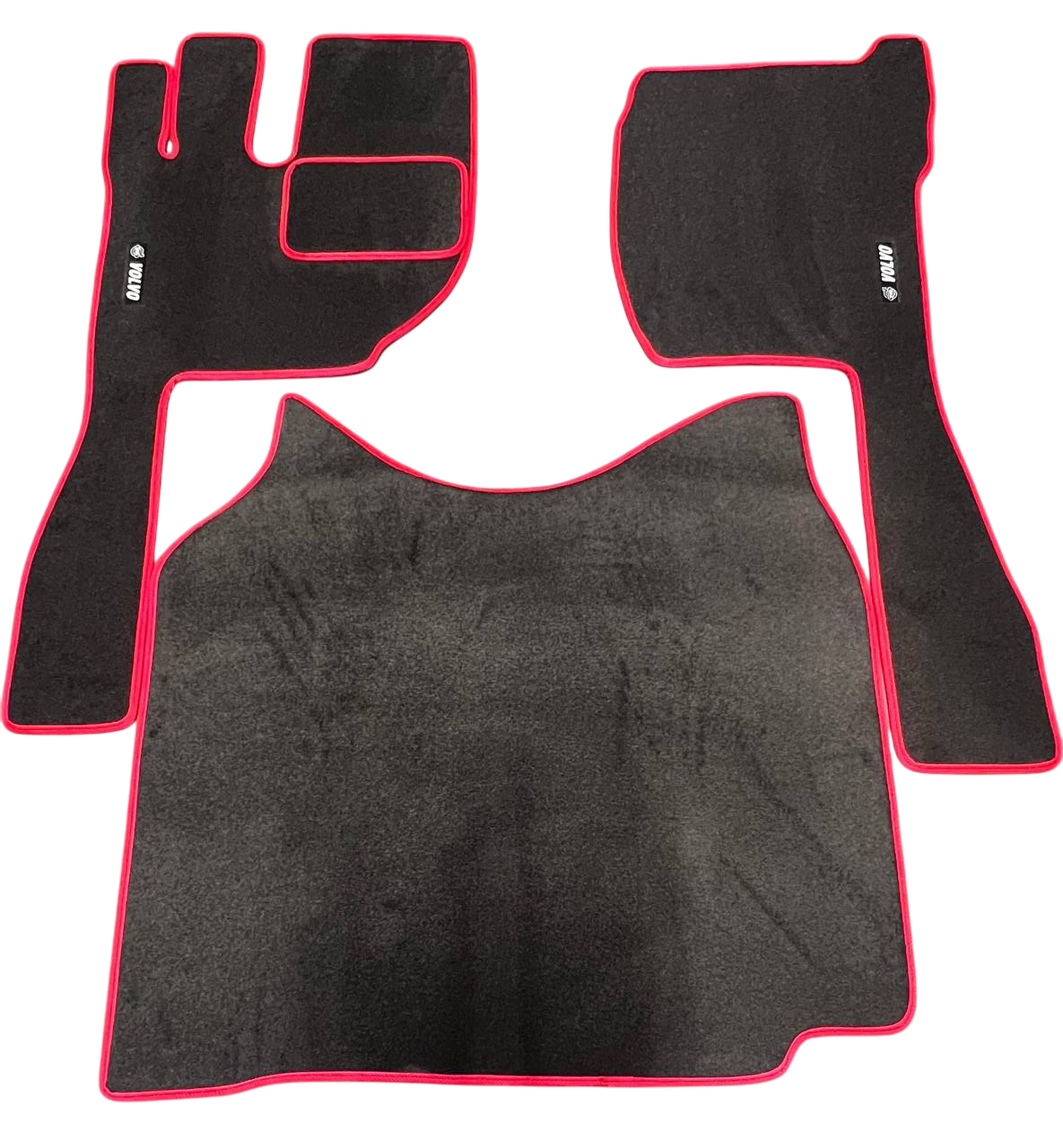 Коврики в салон ворсові для Volvo FH 12 2002-2012 АКПП 5 шт. Чорний (27326818)