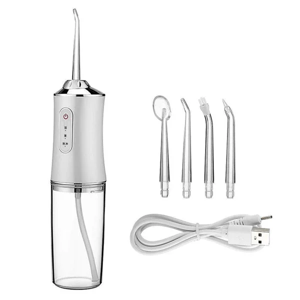 Ирригатор ротовой полости аккумуляторный 300 мл 3 режима 5 насадок (id_3734)