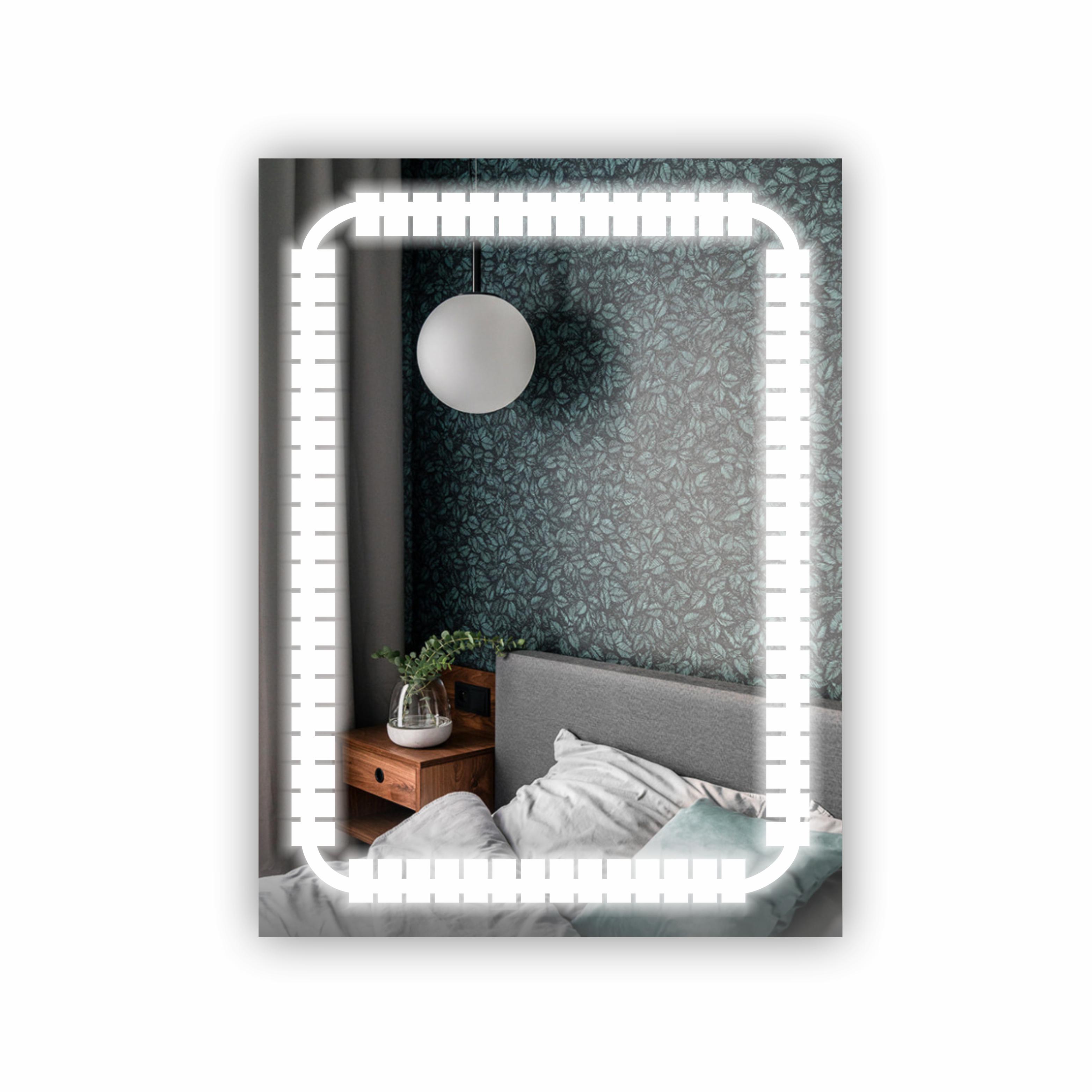 Зеркало с LED подсветкой 600х800 мм (R-064)