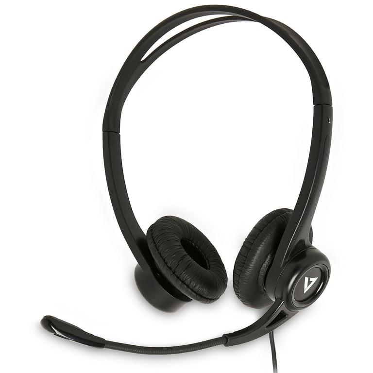 Навушники з мікрофоном V7 HU311-2EP Black (521520)