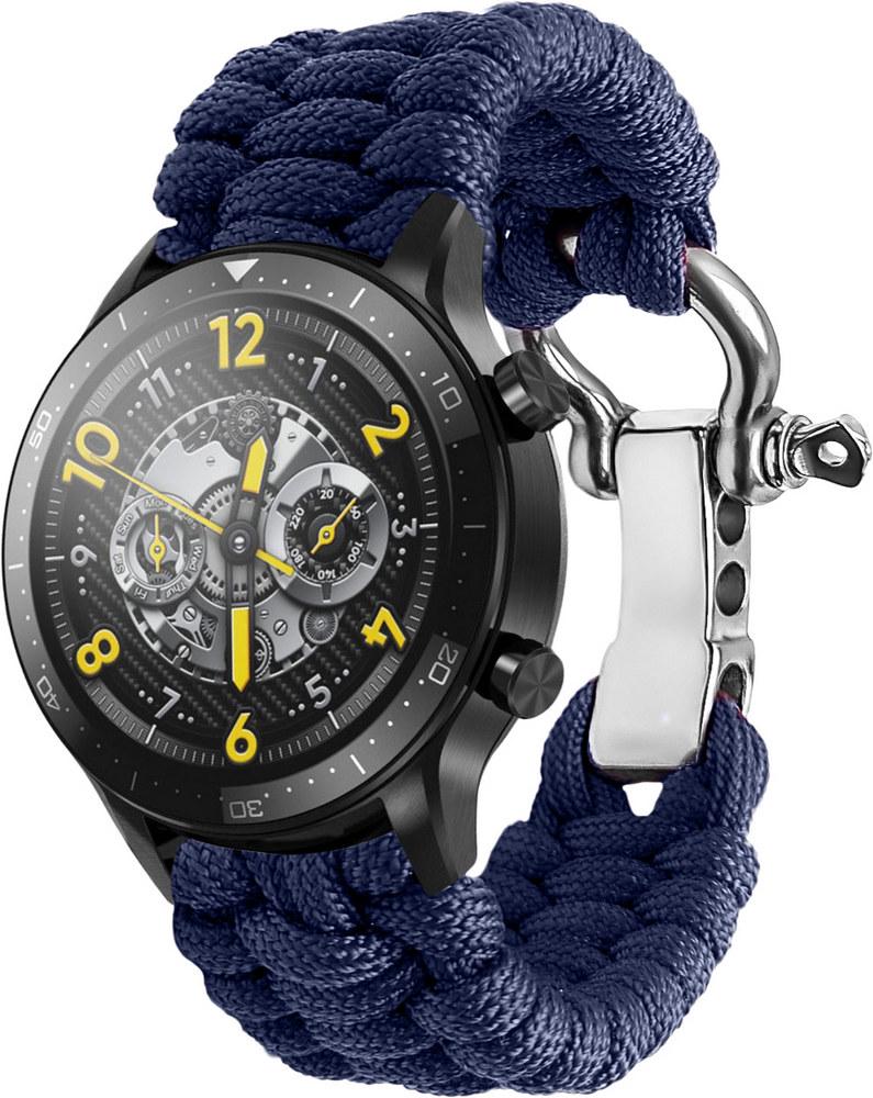Ремінець з Паракорду Ruper для Realme Watch S Pro (22mm) Dark Blue (30823-5D)