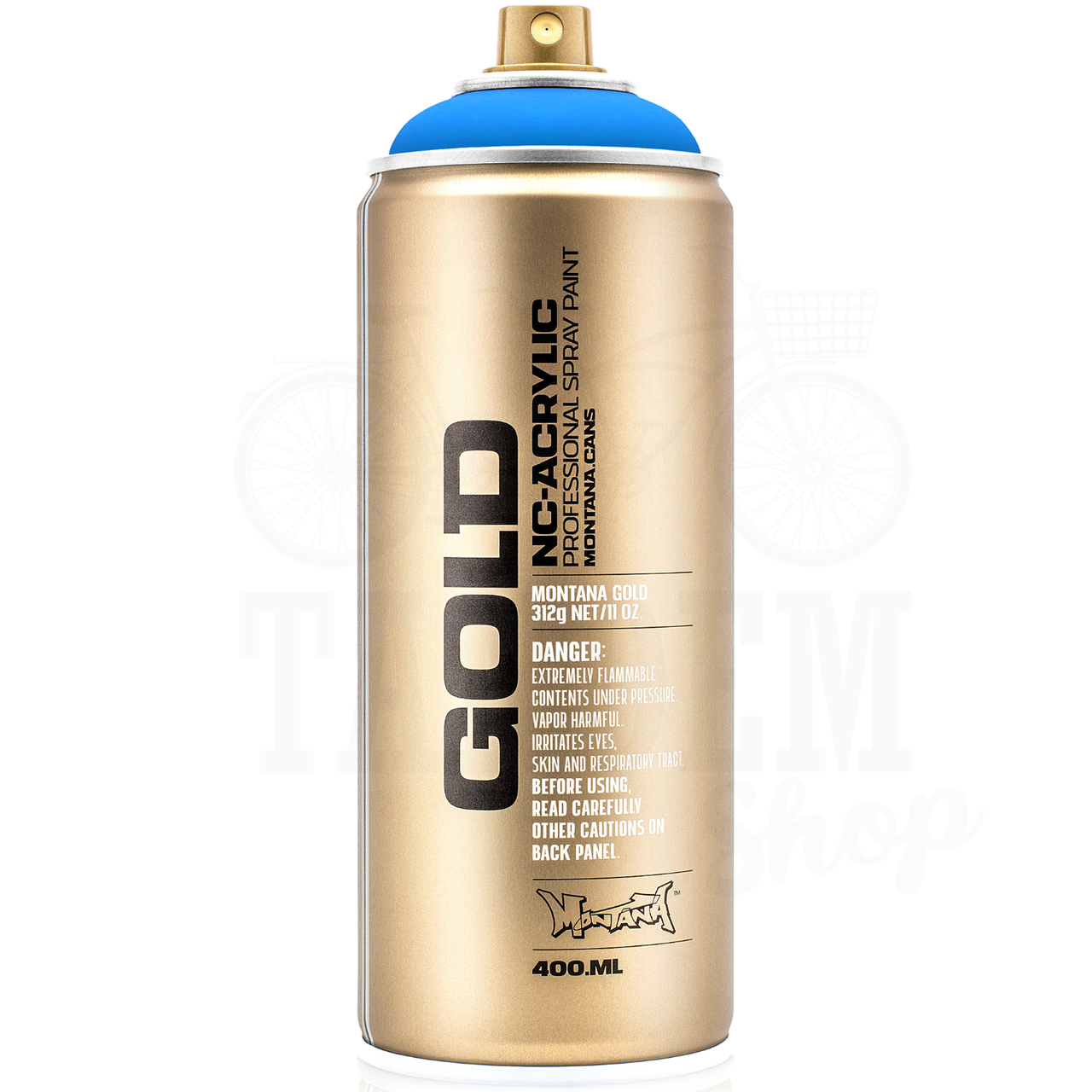 Краска акриловая флуоресцентная Montana Gold Fluorescent 400 мл аэрозоль F5000 Flame