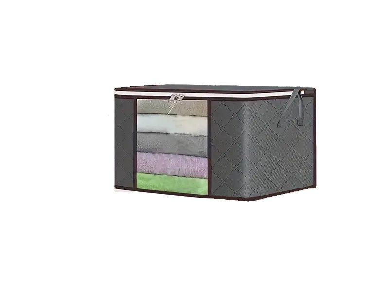 Органайзер для речей CozyNest XL 90 л 60х40х35 см Сірий (9392328388)