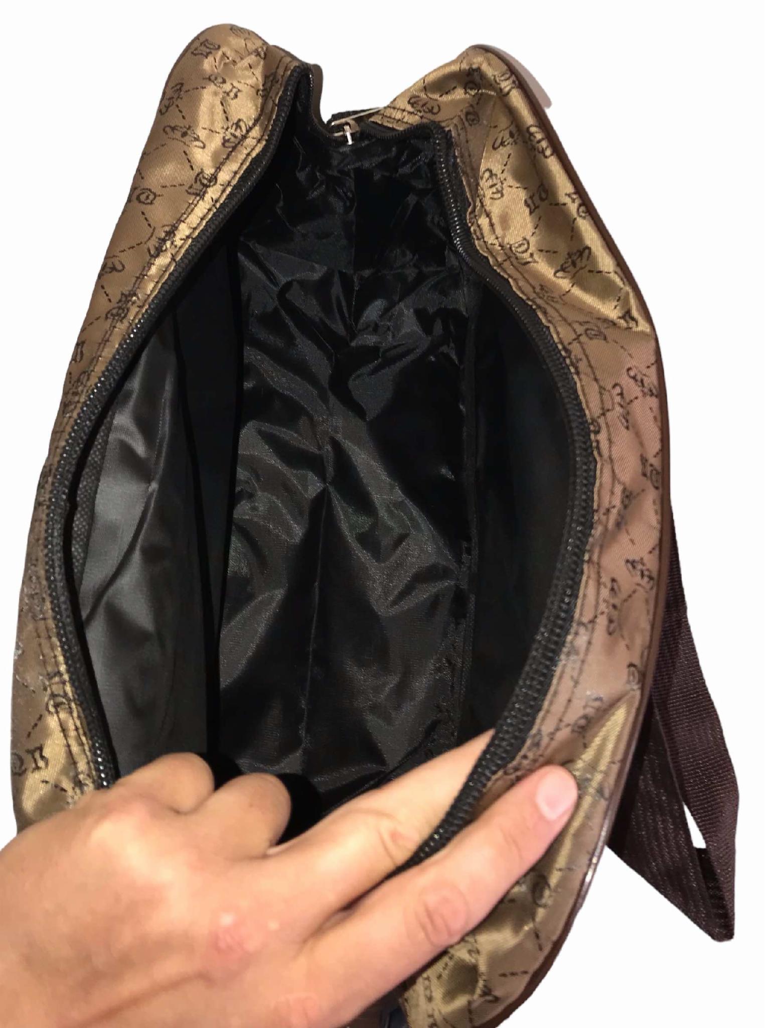 Сумка дорожная ручная кладь с длинным ремнем через плечо Коричневый (41213) - фото 5 Сумка дорожная ручная кладь с длинным ремнем через плечо Коричневый (41213) - фото 5