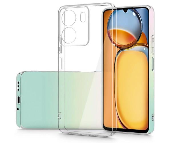 Прозрачный силиконовый чехол для Xiaomi Redmi 13C
