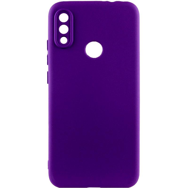 Противоударный чехол TPU GETMAN Liquid Silk Full Camera для Xiaomi Redmi Note 7 / Note 7 Pro / Note 7s Фиолетовый / Ultra Violet