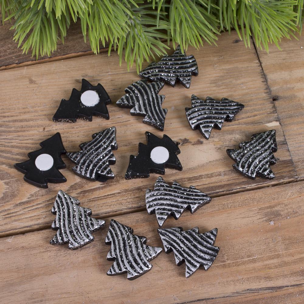 Наклейки Елки Черный (2134-6)