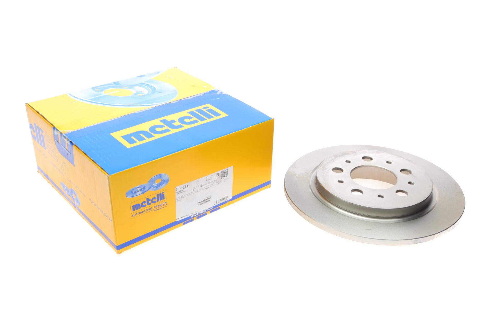 Диск тормозной задний METELLI Volvo 740/760/780/940 -98 265x9,9 мм (23-0311 METELLI)