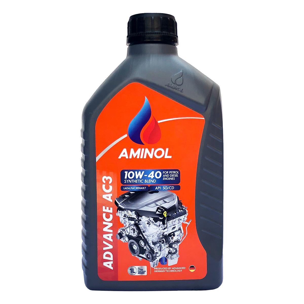 Моторне мастило автомобільне Aminol Advance AC3 10W-40 1 л (164949)