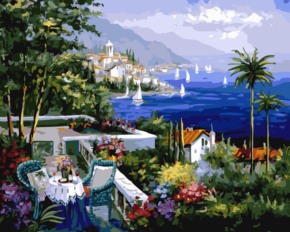 Картина по номерам Mariposa "Ривьера Рандеву" 40x50 см (skl-Q2113)