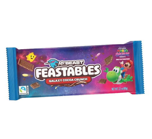 Шоколад Feastables Mario Galaxy Cocoa Crunch Limited Edition 60 г (3435y4h6yjnbgf)