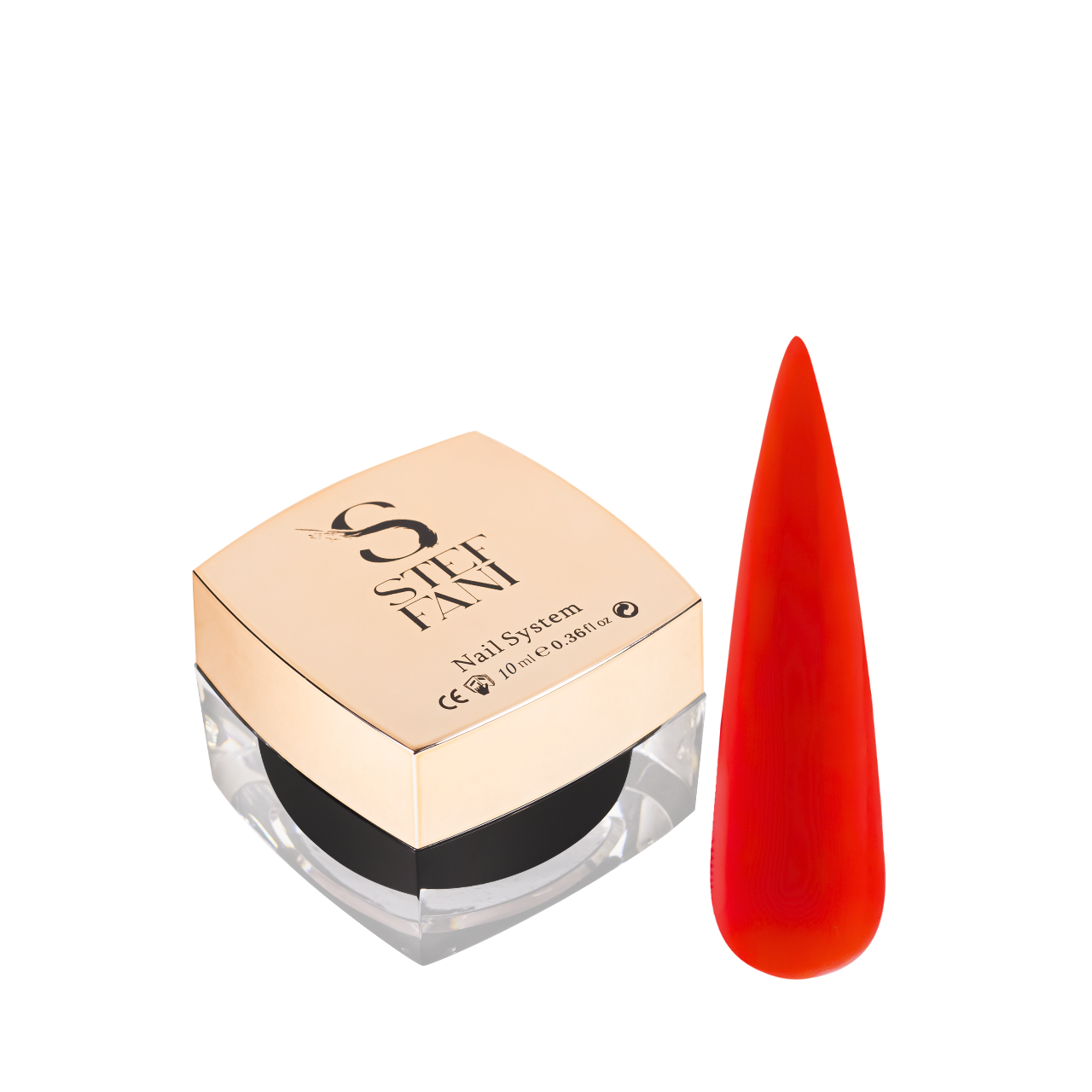 Акригель для нігтів камуфлюючий Steffani Light Acryl Gel 10 мл 22 Червоний