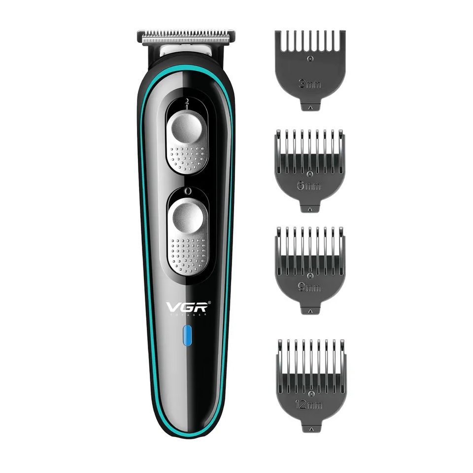Машинка для стрижки волос VGR V-055 со сменными насадками (801369)