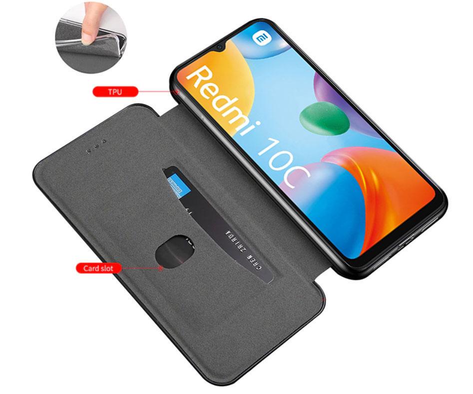 Чохол-книжка Primolux Besus для телефону Xiaomi Redmi 10C - Black - фото 5