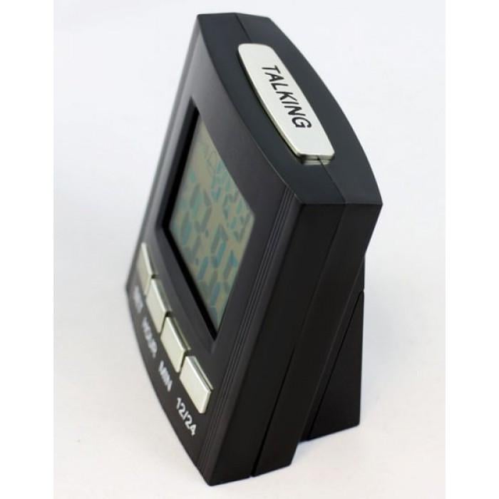 Часы говорящие настольные Vkstar Vst-7027c с термометром - фото 3 Часы говорящие настольные Vkstar Vst-7027c с термометром - фото 3