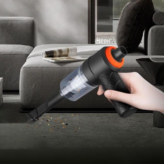 Пылесос автомобильный беспроводной портативный Vacuum cleaner 2в1 - фото 7