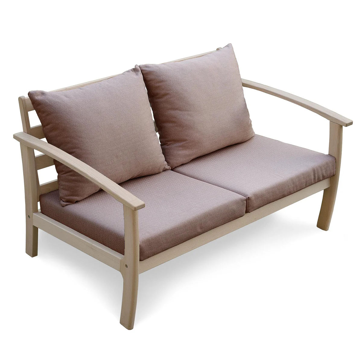 Диван Woodman Legato из массива дерева бук/ткань walnut Без пркрытия (53183)