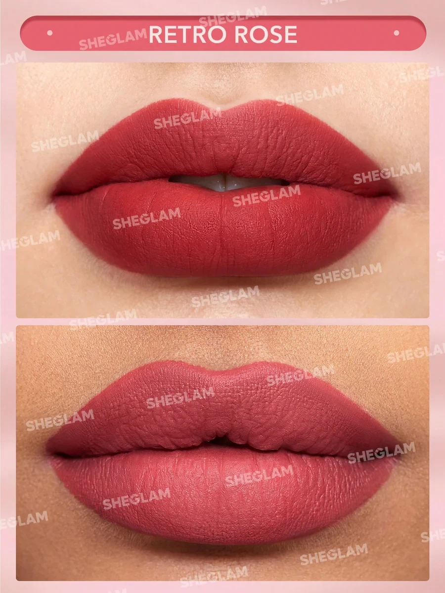 Помада губная SHEGLAM Matte Allure Lipstick-Retro Rose - фото 2