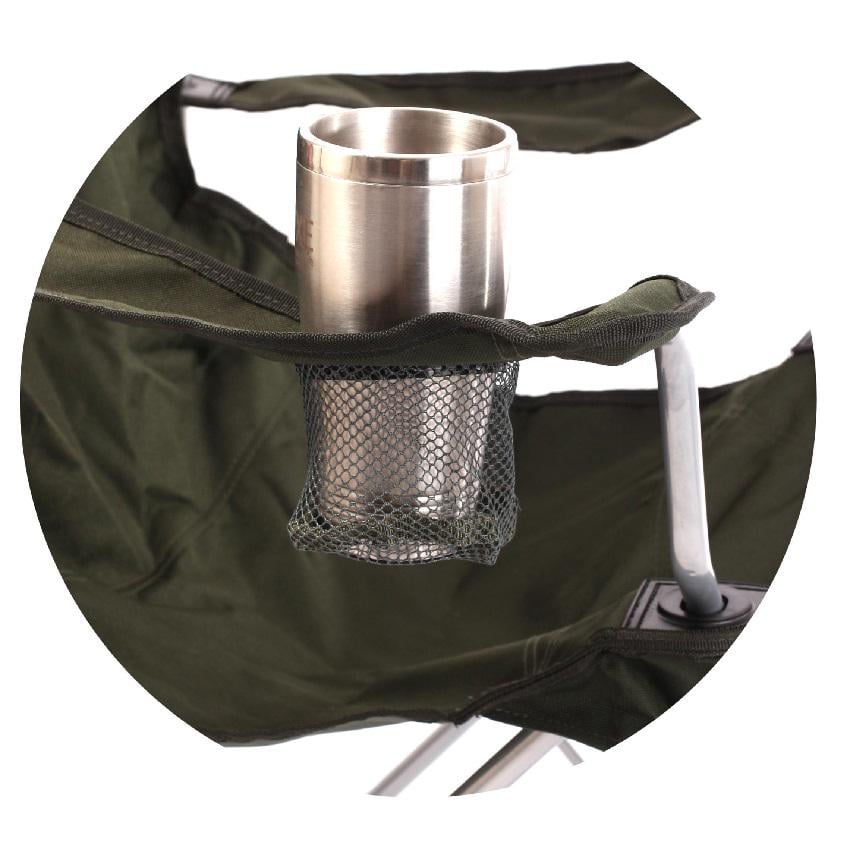 Крісло туристичне розкладне Ranger River до 110 кг Green (RA2204) - фото 8