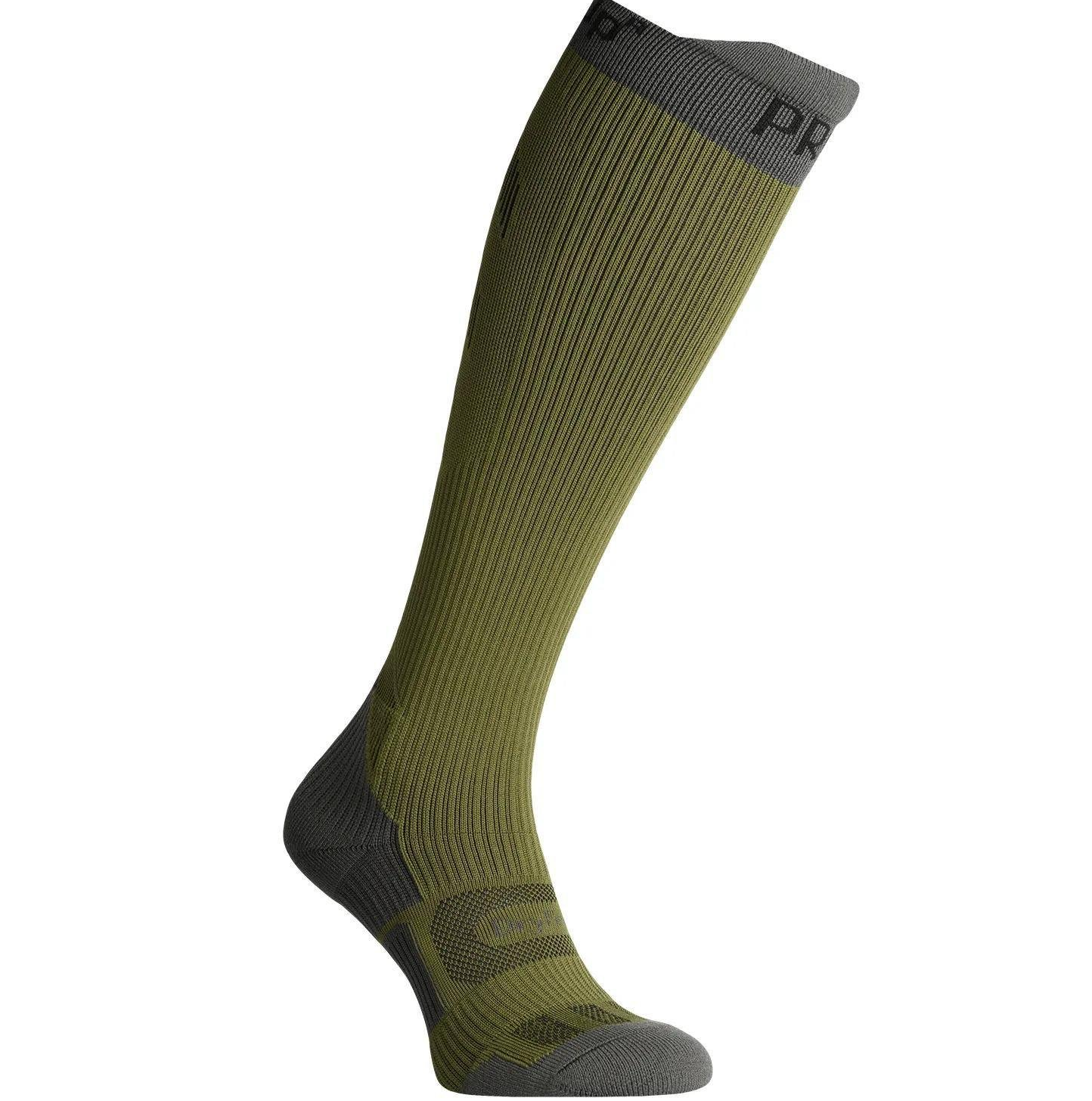 Гольфы компрессионные LongDry PRO демисезонные Серо-зеленый (22468321)