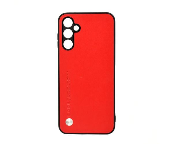 Кожаный чехол - накладка CODE Tactile Experience для Samsung Galaxy M14 Красный
