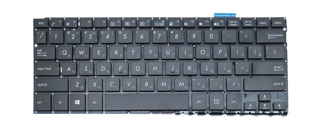 Клавиатура для ноутбука Asus UX360 UX360CA матовая (0KNB0-2130RU00)