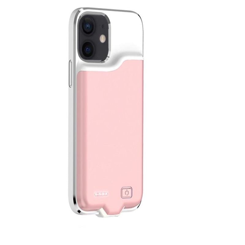 Чохол акумулятор AmaCase для iPhone 12/12 Pro 3500 мАч Рожевий - фото 1