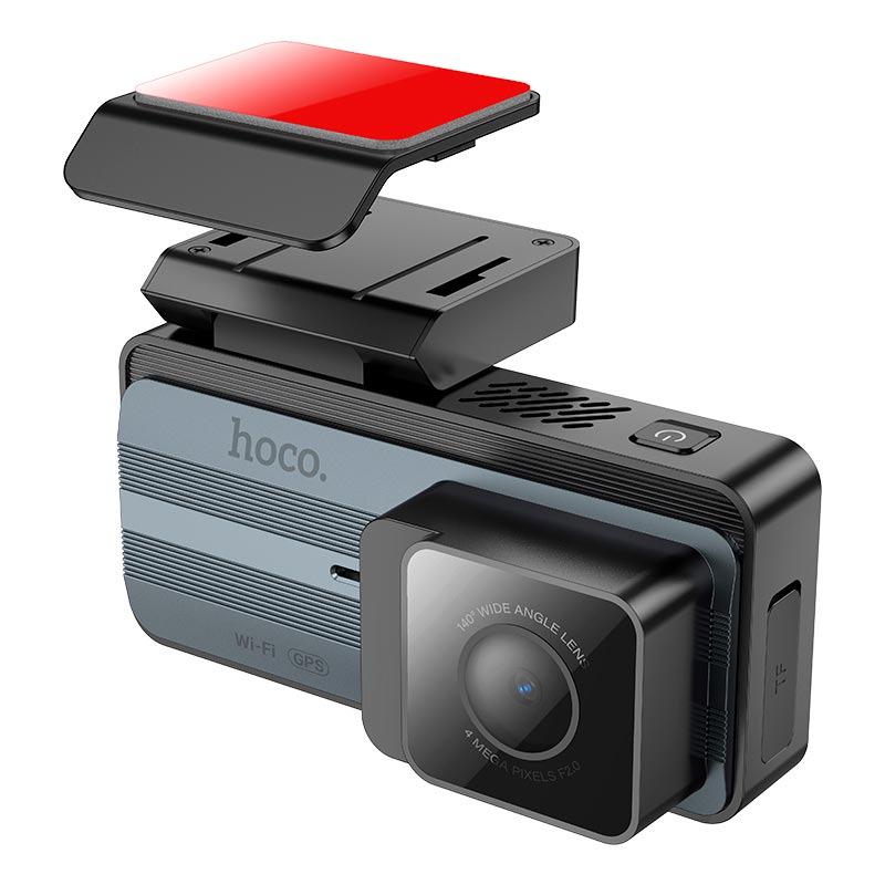 Відеореєстратор Hoco DV11 3,69" driving recorder 2K display GPS Grey (3af17f53) - фото 2