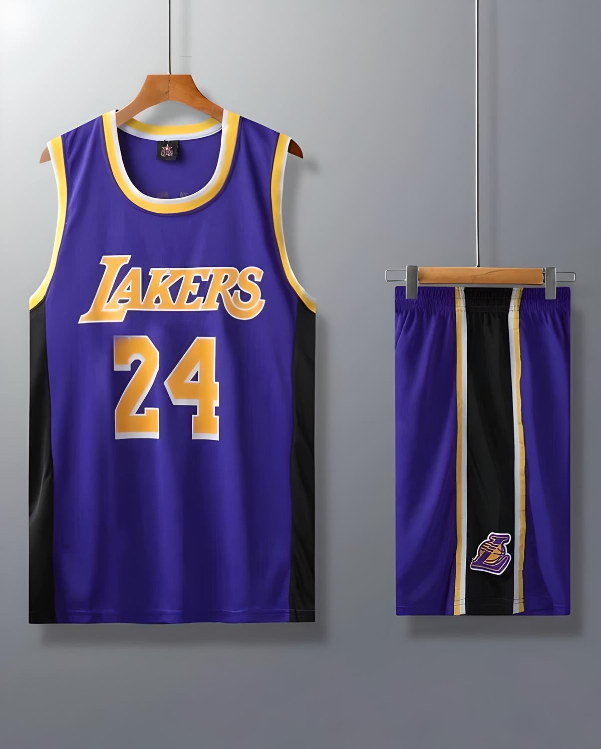 Форма баскетбольная детская Lion NBA LAKERS BRYANT 24 М на 9-10 лет 130-138 см Фиолетовый (CO-2264-M)